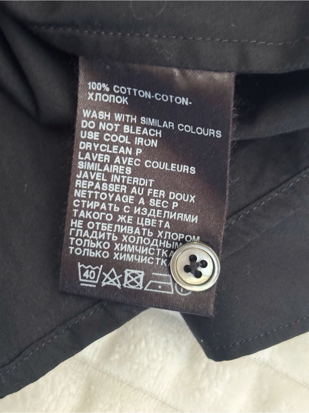 Ann Demeulemeester Black Button Down Shirt Sz 36 XXS - Picture 5 of 5